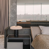 Modern Table Lamp  Black Marble Glass Design - Product detail 16