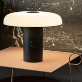 Modern Table Lamp  Black Marble Glass Design - Product detail 7
