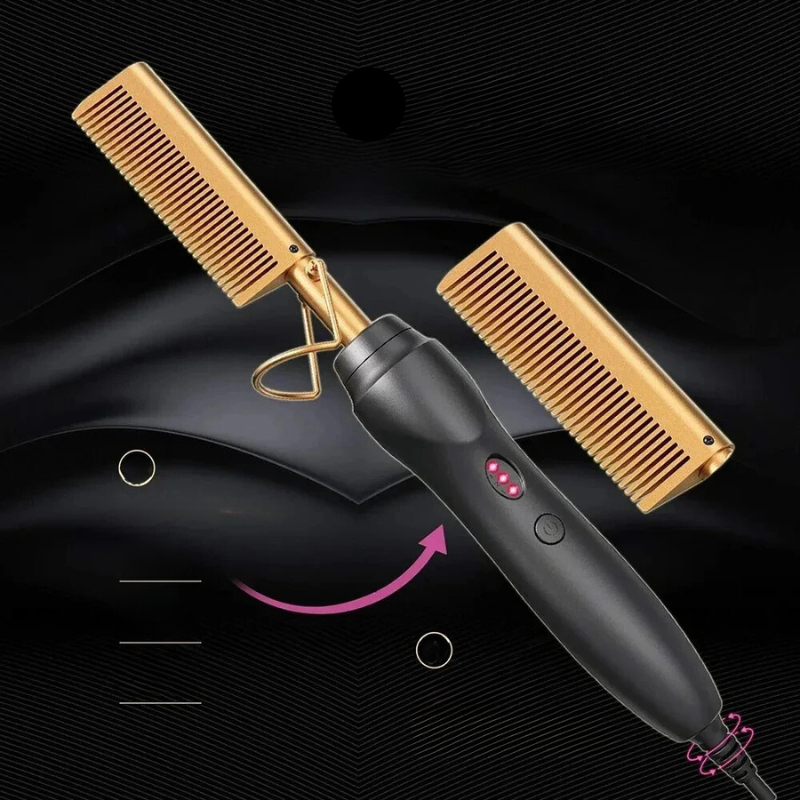 Ceramic Styling Comb  Heat Technology For Wet  Dry Hair - Product showcase