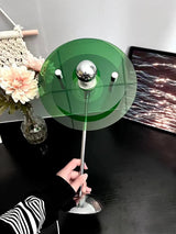 Modern Geometric Table Lamp  Orange Acrylic Disc Design - Product detail 21