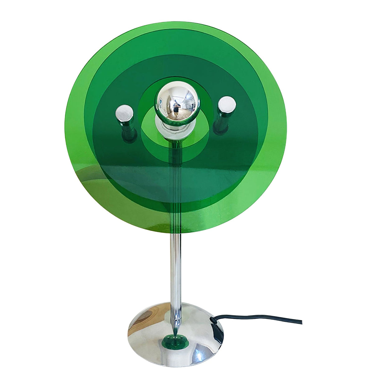 Modern Geometric Table Lamp  Orange Acrylic Disc Design - Product detail 26