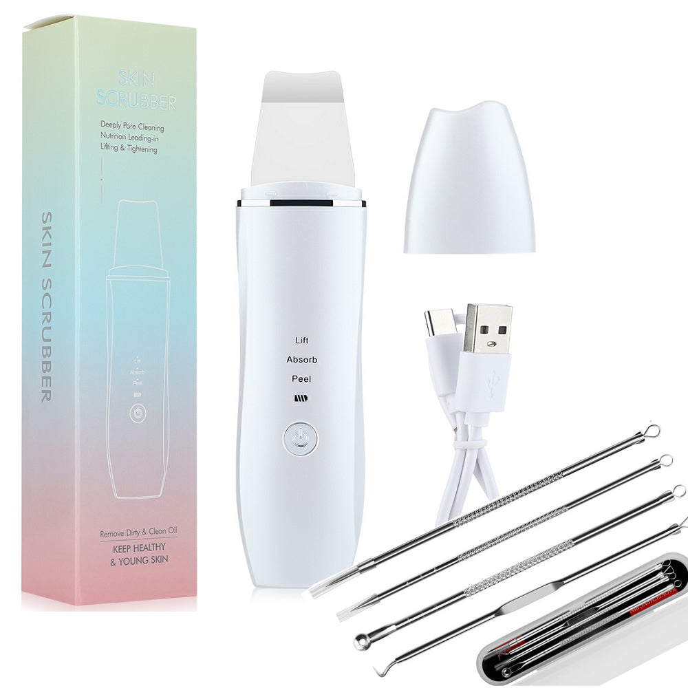 Ultrasonic Skin Scrubber  Professional Deep Cleansing Device - Detailed view