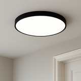 Modern Ceiling Light  Ultra-Thin Black LED Fixture - Product showcase