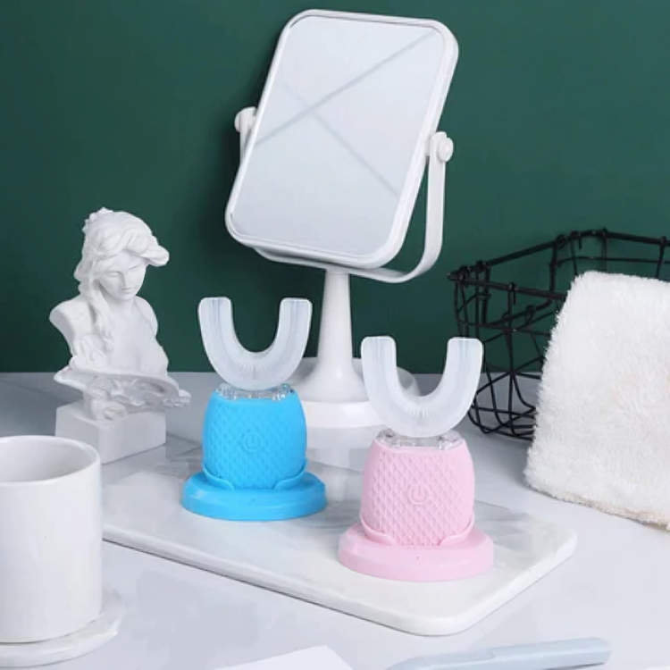 Ultrasonic Electric Toothbrush  U-Shaped Blue Light Whitening - Detailed view