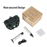 Solar Ultrasonic Bird Repeller  Motion Sensor Garden Protection - Product example
