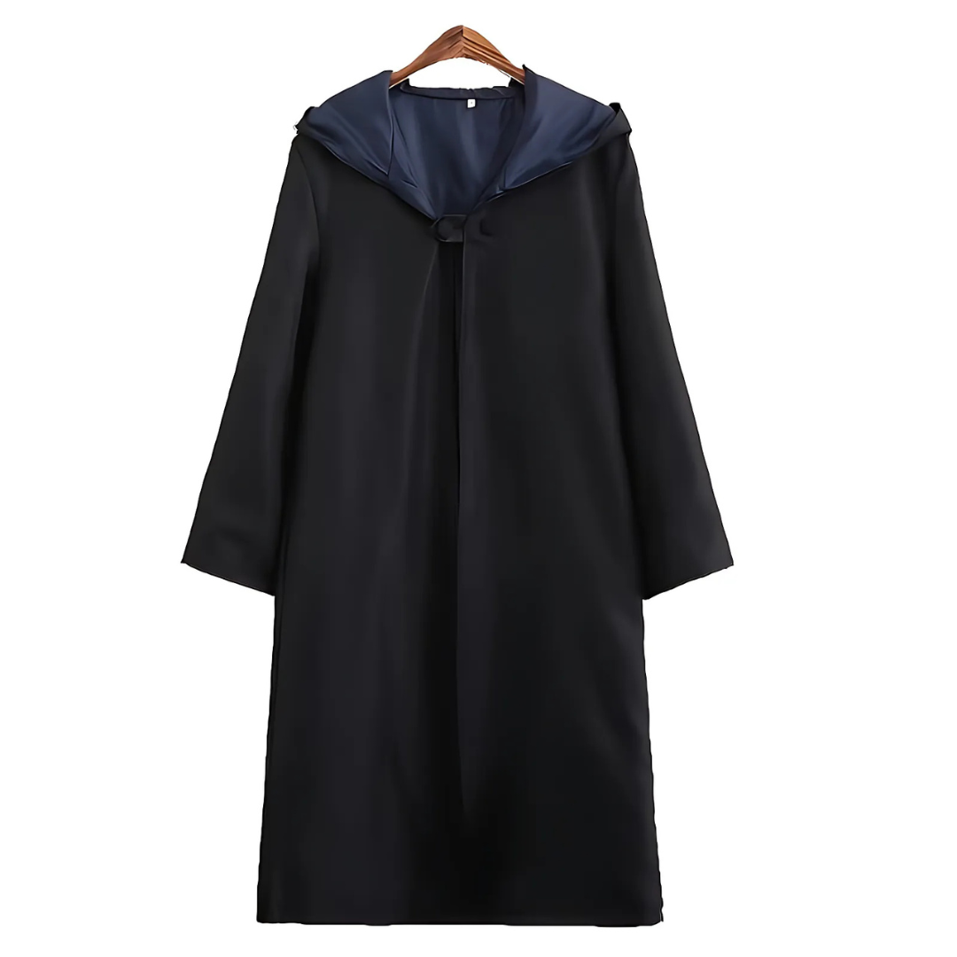 Hooded Halloween Robe  Reversible Brown and Red Design - Product detail 5