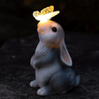 Solar Garden Bunny Light  Butterfly Accent LED Outdoor Decor - Product showcase