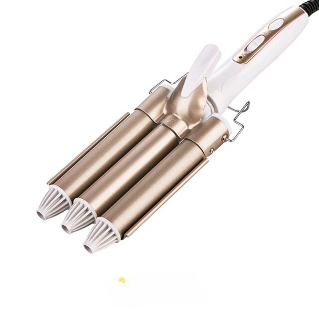 Professional Hair Waver Iron  Triple Barrel Wave Styler - Product showcase