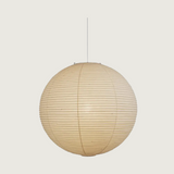 Japanese Paper Pendant Light  Mulberry Round Lantern - Product showcase