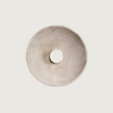 Organic Wall Light  Ceramic Concentric Pattern - Product showcase