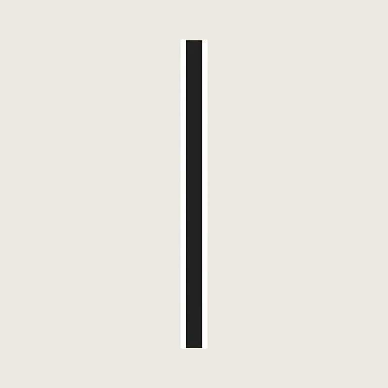 Modern Outdoor Wall Light  Black LED Weather-Resistant Design - Product showcase