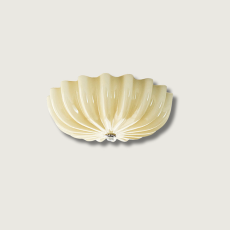 Art Deco Ceiling Light  Shell Glass Design - Product showcase