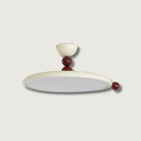 Modern Ceiling Light  Minimalist Metal Frame with Spherical Accents - Product showcase