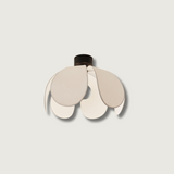 Modern Floral Ceiling Light  White Petal Design - Product showcase