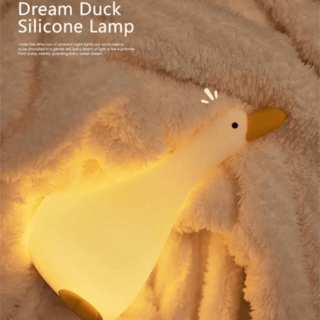 Silicone Duck Night Light  Warm LED Kids Room Lamp - Product detail 9