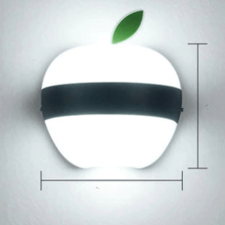 Modern Outdoor Wall Light  Apple-Shaped LED Design - Product detail 8