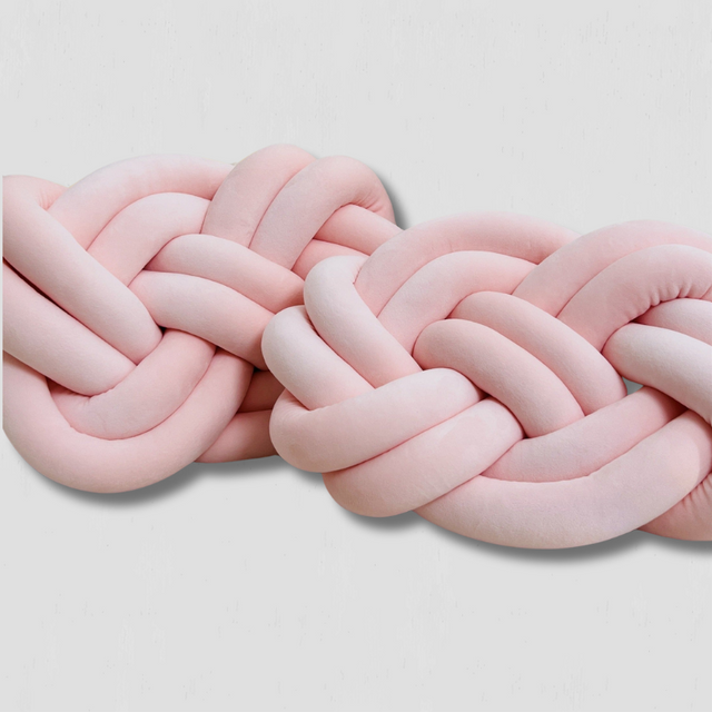 Decorative Knot Cushions  Plush Braided Design - Product showcase
