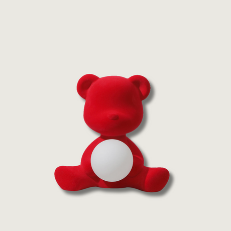 Teddy Bear Table Lamp  Soft Velvet LED Night Light - Product showcase