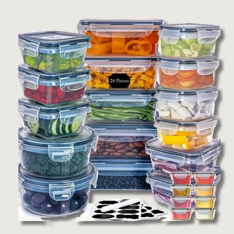 Food Storage Container Set  24-Piece Leak-Proof System - Product showcase