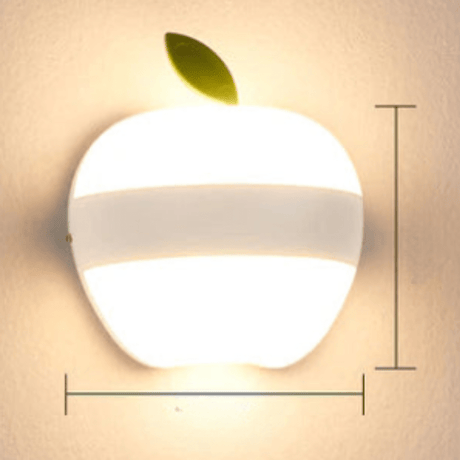 Modern Outdoor Wall Light  Apple-Shaped LED Design - Product detail 9