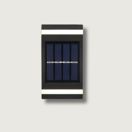 Solar Garden Wall Light  Up Down LED Outdoor Sconce - Product showcase
