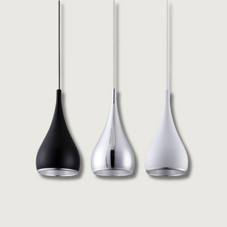 Modern Pendant Light  Teardrop Aluminum Design - Product showcase