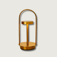 Modern Table Lamp  Brushed Gold Arch Design - Product showcase