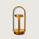 Modern Table Lamp  Brushed Gold Arch Design - Product showcase