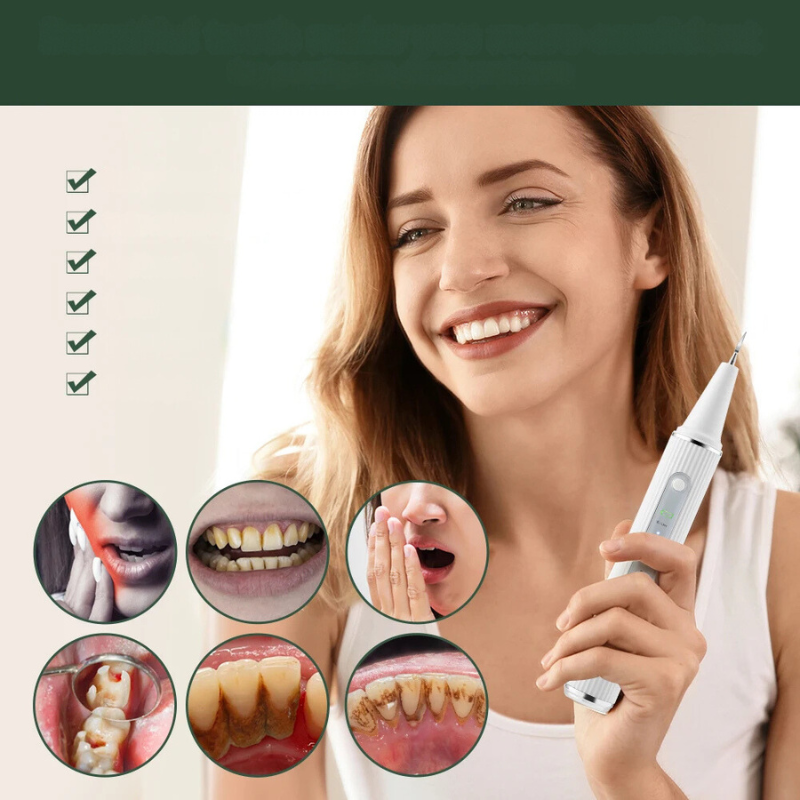 Professional Ultrasonic Dental Cleaner  Advanced Plaque  Tartar Remover - Product showcase