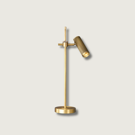 Modern Brass Task Lamp  Adjustable Spotlight Design - Product showcase