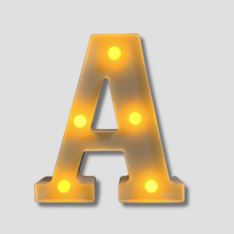 LED Letter Light  Decorative Marquee Wall Art - Product showcase