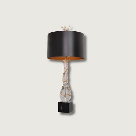Natural Stone Table Lamp  Glass Branch Design - Product showcase