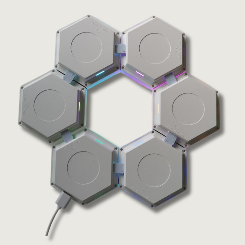 Modular Wall Light  Hexagonal LED Panel System - Product showcase
