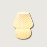Glass Table Lamp  Spiral Pattern Design - Product showcase
