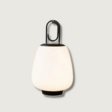 Portable Lantern Table Lamp  Japandi Style Glass Design - Product showcase