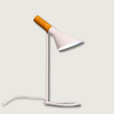 Modern LED Table Lamp  Wood Accent Adjustable Design - Product showcase