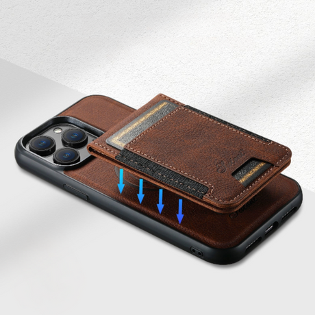 Leather Phone Wallet Case  Premium Card Holder Design - Product showcase