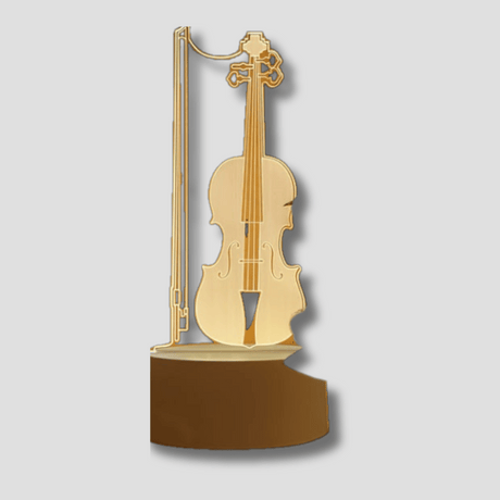 Musical Accent Lamp  3D Cello Design LED Light - Product showcase