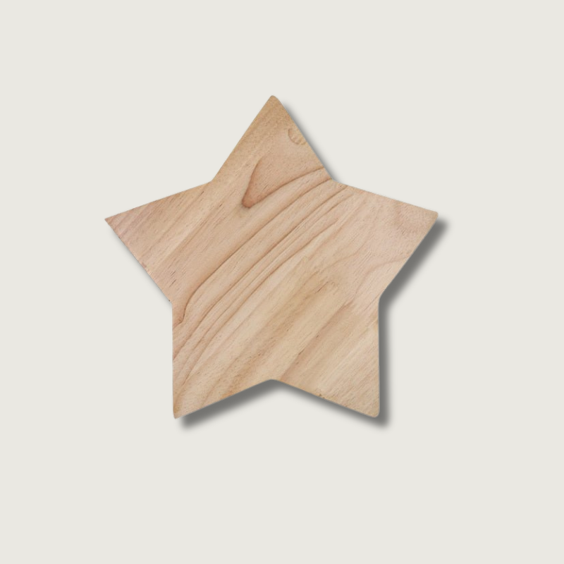 Star Wall Light  Natural Wood LED Design - Product showcase