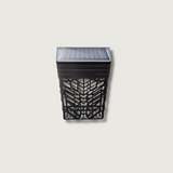 Solar Outdoor Wall Light  Geometric Art Deco Pattern - Product showcase