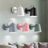 Modern Wall Sconce  Matte Black Iron Adjustable Light - Product detail 5