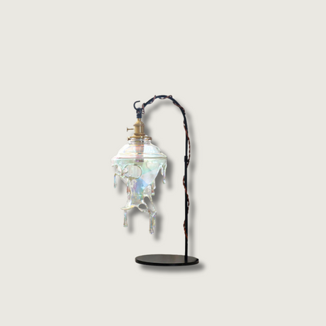 Organic Table Lamp  Crystal Water Droplet Design - Product showcase