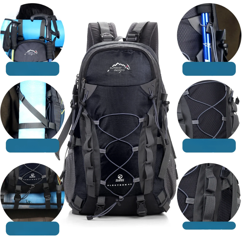 Outdoor Hiking Backpack  40L Waterproof Storage With Ergonomic Design - Product example