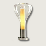 Modern Table Lamp  Clear Glass Vase Design - Product showcase