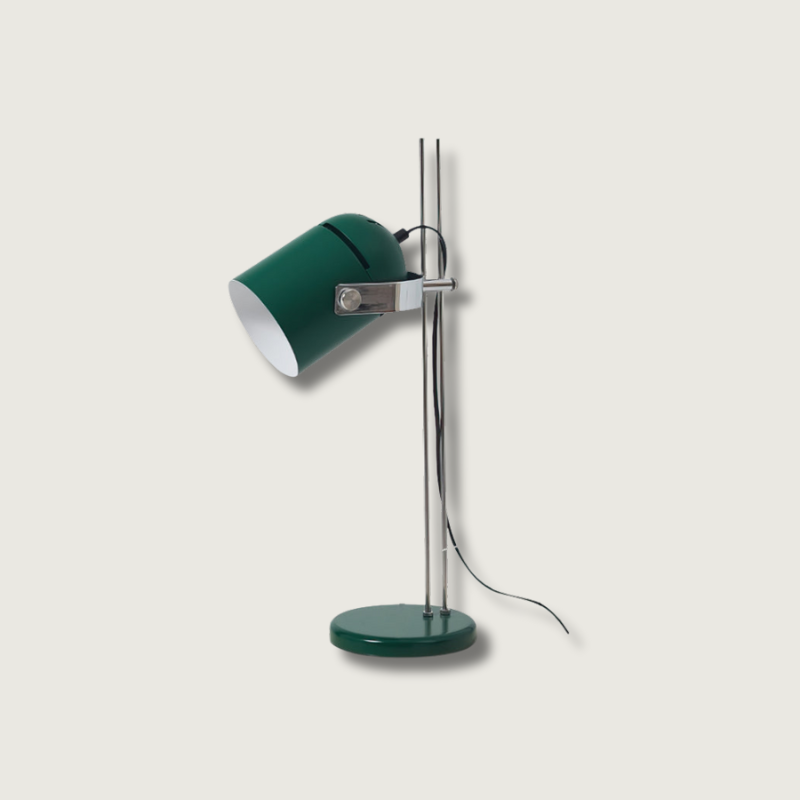 Modern Task Table Lamp  Adjustable Green Metal Design - Product showcase