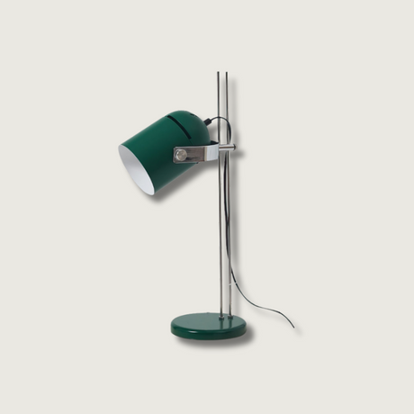 Modern Task Table Lamp  Adjustable Green Metal Design - Product showcase
