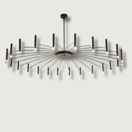 Modern LED Chandelier  Adjustable Starburst Design - Product showcase