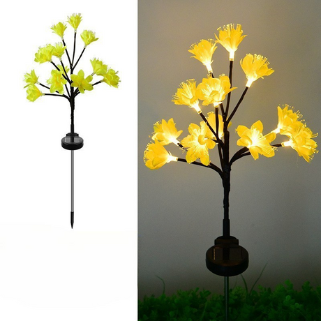 Solar Garden Lights  Wild Fennel LED Path Stakes with Warm Glow - Product detail 4