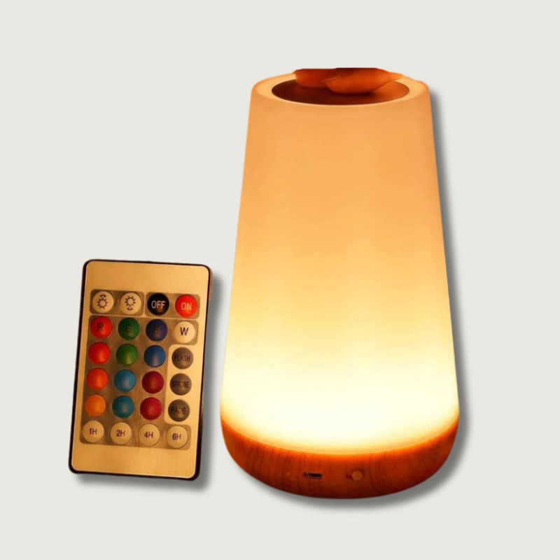 Color Changing Table Lamp  Wireless Rechargeable LED with Remote - Product showcase
