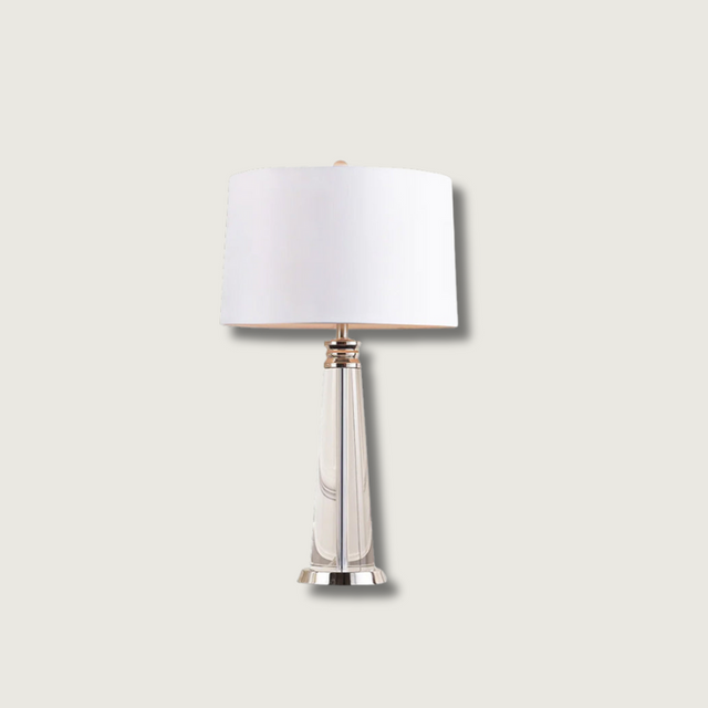 Crystal Table Lamp  Tapered Column Design - Product showcase